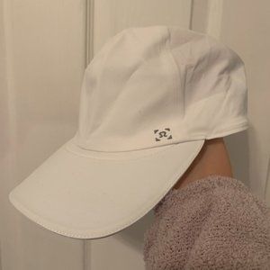 Lululemon White Running hat, baseball hat